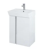 Szafki łazienkowe - Elita Skye set 50 umywalka + szafka white gloss 168348 5907546871871 - miniaturka - grafika 1