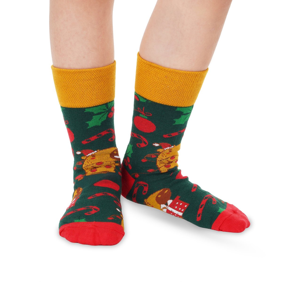 Skarpetki świąteczne w kapibary 32-34 świąteczne skarpetki dziecięce