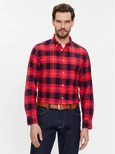 Tommy Hilfiger Koszula MW0MW33780 Czerwony Regular Fit - Koszule męskie - miniaturka - grafika 1