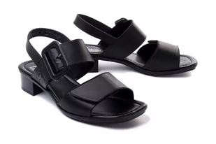 RIEKER 62663-01 black, sandały damskie - Rieker - Sandały damskie - miniaturka - grafika 1