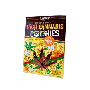 KONOPIE KONOPIE CIASTKA HIGH CANNABIS CHOCO 100G HC011 - Zdrowa żywność - miniaturka - grafika 1