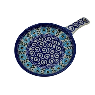 Ceramiczna patelnia duża Ceramika Bolesławiec - Patelnie - miniaturka - grafika 1