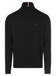 Tommy Hilfiger Sweter z dodatkiem kaszmiru Mężczyźni drobna dzianina szary jednolity, S - Swetry męskie - miniaturka - grafika 1