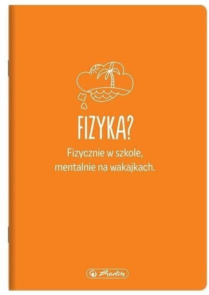 Zeszyt A5/60K kratka Fizyka 10szt EDUKAMP