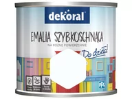Farby zewnętrzne - Dekoral Emalia Szybkoschnąca Białe Szaleństwo 0,5L - miniaturka - grafika 1