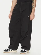 Spodnie sportowe męskie - adidas Spodnie dresowe Parachute JD5415 Czarny Loose Fit - miniaturka - grafika 1