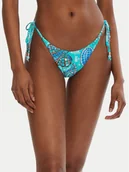 Stroje kąpielowe - Seafolly Dół od bikini La Mer 40651-214 Turkusowy - miniaturka - grafika 1