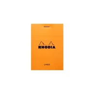 Notesy i bloczki - Blok Rhodia N°11 7,4x10,5 cm, linie, pomarańczowy - miniaturka - grafika 1