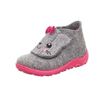 Kapcie damskie - Superfit Happy OCTI Kapcie, jasnoszare/różowe 2500, 23 EU szerokie, Jasnoszary, różowy 2500, 23 EU Weit - miniaturka - grafika 1