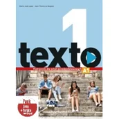 Książki do nauki języka francuskiego - Hachette Texto 1. Podręcznik + Kod (podręcznik online) + Audio Online - miniaturka - grafika 1