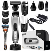 Trymery - Trymer Wielofunkcyjny Braun 10w1 Golarka Gillette Fusion 5 ProGlide - miniaturka - grafika 1