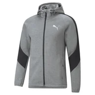 Bluzy sportowe męskie - Bluza dresowa męska Puma EVOSTRIPE FZ - miniaturka - grafika 1