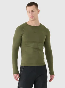 Koszulka termoaktywna męska 4F 4FSkin 4FWAW24USEAM172-43S Zielony L/XL - Pozostała odzież narciarska Koszulka termoaktywna męska 4F 4FSkin 4FWAW24USEAM172-43S Zielony L/XL - Pozostała odzież narciarska - miniaturka - grafika 1