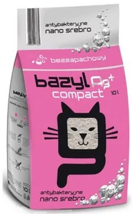 Bazyl Ag+ Compact 10L 13240 - Żwirek dla kotów - miniaturka - grafika 1