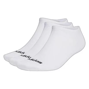 adidas, T Lin Low 3P, skarpety, biały/czarny, XL, unisex - bambino - Skarpetki damskie - miniaturka - grafika 1