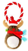 Zabawki dla psów - DINGO Renifer 18 cm - zabawka pluszowa ze sznurkiem dla psa - miniaturka - grafika 1