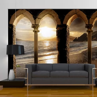 Fototapeta samoprzylepna - Zamek na plaży (rozmiar 98x70) - Fototapety - miniaturka - grafika 1
