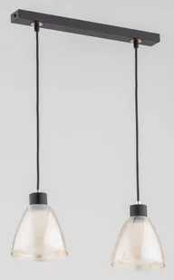 Alfa Anion 62263.40_54 lampa wisząca zwis 2x60W E27 czarna/złota - Lampy sufitowe - miniaturka - grafika 1