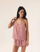 Piżamy damskie - Piżama damska Rhone Esotiq brudny róż L - miniaturka - grafika 1