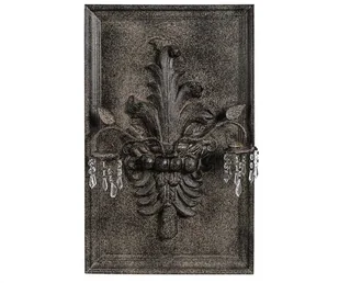 Belldeco Grigio Decor świecznik metalowy, 44x69x5 cm Grigio Decor świecznik metalowy, 44x69x5 cm - Świeczniki - miniaturka - grafika 1