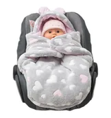 Śpiworki dla dzieci - Śpiworek Myszka Culbaby bipolar bawełna róż 3w1 - miniaturka - grafika 1