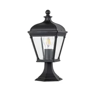 Lampy ogrodowe - Bayview latarnia cokołowa czarna BAYVIEW-3M-BK Elstead Lighting - miniaturka - grafika 1