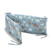 Ochraniacze do łóżeczka - La Millou Ochraniacz do Łóżeczka z Bawełny ARCTIC FRIENDS - miniaturka - grafika 1