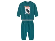 Komplety dla niemowląt - lupilu Dres niemowlęcy	z biobawełną (bluzka + spodnie) (50/56, Petrol) - miniaturka - grafika 1