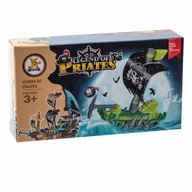 Klocki - Klocki Konstrukcyjne Crystal Statki Pirackie Różne Łatwe Do Składania - miniaturka - grafika 1