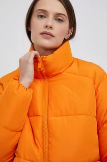 Kurtki damskie - Vero Moda kurtka damska kolor pomarańczowy zimowa oversize - grafika 1