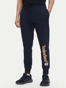 Timberland Spodnie dresowe TB0A5YFB Granatowy Regular Fit - Spodnie sportowe męskie - miniaturka - grafika 1