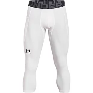 Under Armour Męskie legginsy Ua Hg Armour 3/4, wygodne i wytrzymałe legginsy na siłownię, lekka i elastyczna bielizna termiczna z dopasowaniem kompresyjnym - Legginsy - miniaturka - grafika 1