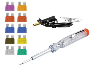 67-081# Bezpiecznik samochod.zestaw 10szt +próbn - Akcesoria do układu elektrycznego - miniaturka - grafika 1