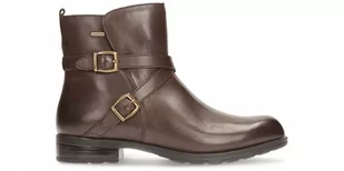 Botki Clarks Cheshuntbe GTX brązowe skóra 35,5 - Botki damskie - miniaturka - grafika 1