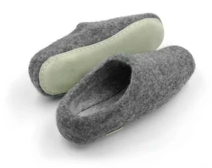 Feltiness, Dark, kapcie wełniane z podeszwą 43-44 (27cm) - Kapcie męskie - miniaturka - grafika 1