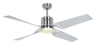 Energooszczędny wentylator sufitowy z oświetleniem LED i pilotem Eco Dynamix II-Z WiFi 132 cm chrom - Wentylatory sufitowe - miniaturka - grafika 1