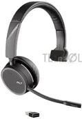 Słuchawki - Plantronics B4210 Voyager Uc Usb-A Bluetooth Mono - miniaturka - grafika 1