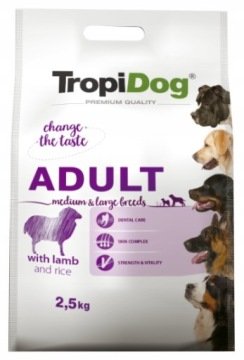Tropical Premium Adult Small Breeds - With Turkey & Rice 2,5 kg