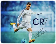 Podkładki pod mysz - PODKŁADKA POD MYSZKĘ CRISTIANO RONALDO + IMIĘ 23x19CM DO LAPTOPA - miniaturka - grafika 1