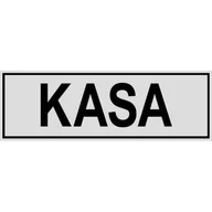 Akcesoria do drzwi - Oznaczenie "Kasa" 8 x 22 - miniaturka - grafika 1
