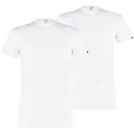 Koszulki sportowe męskie - Męska koszulka termiczna Puma Basic 2P Crew Tee Rozmiar: XL / Kolor: biały - miniaturka - grafika 1
