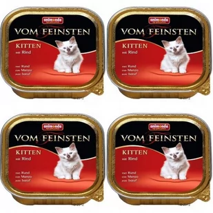 Animonda Vom Feinsten Kitten smak: z wołowiną 30 x 100g - Mokra karma dla kotów - miniaturka - grafika 1