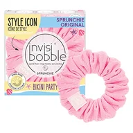 Ozdoby do włosów - invisibobble Gumka do włosów różowa Scrunchie Bikini Party, gumki do włosów dla kobiet i mężczyzn, Scrunchies Pink, zaprojektowane w sercu Monachium - miniaturka - grafika 1