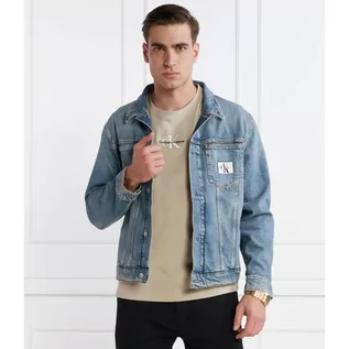 Kurtki męskie - CALVIN KLEIN JEANS Kurtka jeansowa | Slim Fit - grafika 1