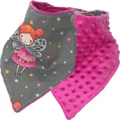 Śliniaki i fartuszki - Kerstin ŚLINIAK APASZKA MINKY BAWEŁNA NA RZEPY MIĘKKI 2w1 - miniaturka - grafika 1