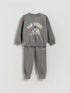 Bluzy i sweterki niemowlęce - Reserved - Bawełniany komplet Psi Patrol - ciemnoszary - miniaturka - grafika 1