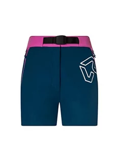 Spodnie rowerowe - Rock Experience Scarlet Runner Pants damskie, 1484 Moroccan Blue+0834 Super Pink, S - grafika 1