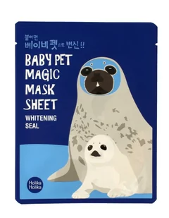 Holika Baby Pet Magic Mask Sheet maska w płacie Foka 1szt - Maseczki do twarzy - miniaturka - grafika 1