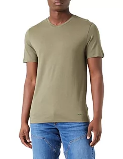 Koszulki męskie - Geox Męska koszulka polo M T, DEEP Olive, L, Deep Olive, L - grafika 1