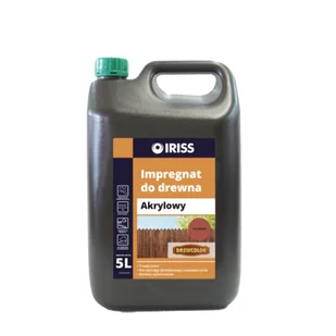 IRISS Impregnat akrylowy do drewna 5 l palisander - Farby i impregnaty do drewna - miniaturka - grafika 1